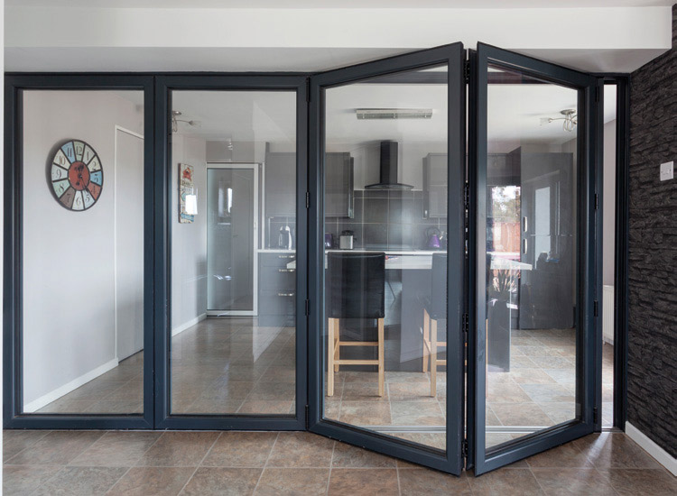 black internal bifold