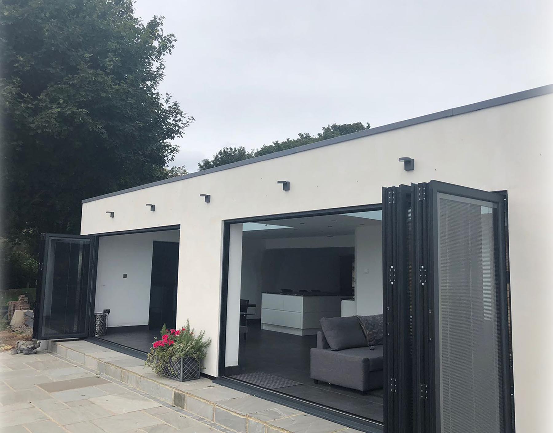 slim grey bifolds